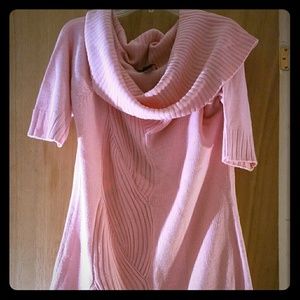 Ashley Stewart Cowl Neck Sweater Dress